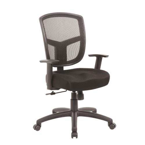 Boss Contract Mesh Task Chair, Black